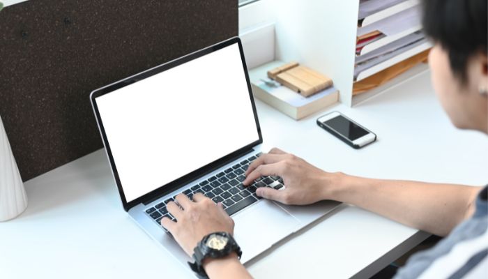 online searching in laptope