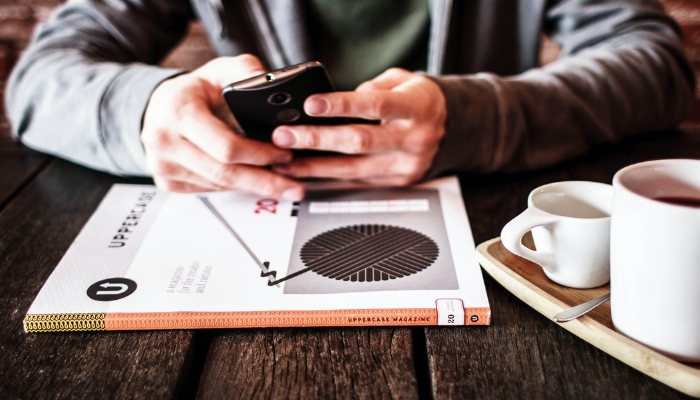 using mobile
